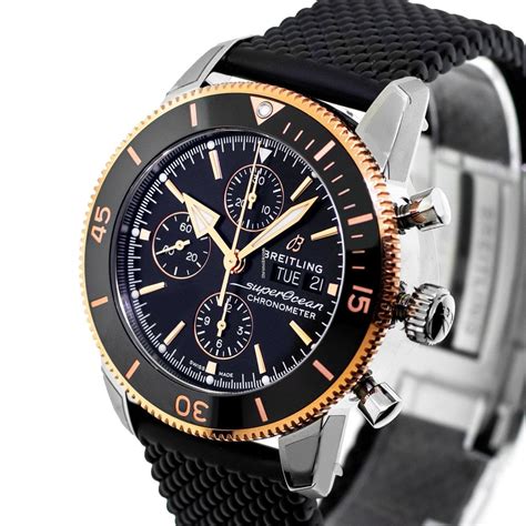 breitling superocean heritage chronograph 47|breitling superocean heritage rose gold.